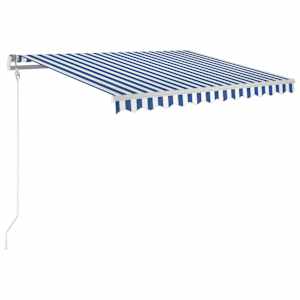 Automatická zatahovací markýza 300 x 250 cm modrobílá - obrázek 2