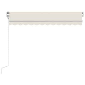 Automatická zatahovací markýza 300 x 250 cm krémová - obrázek 4