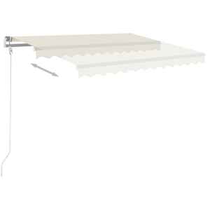 Avtomatska tenda LED + senzor 300x250 cm krem - slika 3