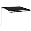 vidaXL Kokkuvolditav varikatus Antratsiit 350 x 250 cm