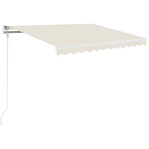 Automatická zatahovací markýza 350 x 250 cm krémová - obrázek 2