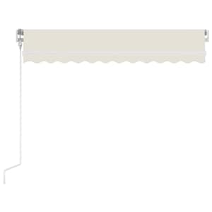 Automatická zatahovací markýza 350 x 250 cm krémová - obrázek 3