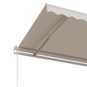 Automatická zatahovací markýza 350 x 250 cm krémová - obrázek 5