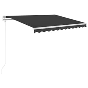 Automatická zatahovací markýza 350 x 250 cm antracitová - obrázek 2