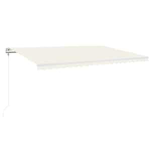 Automatická zatahovací markýza 500 x 300 cm krémová - obrázek 2