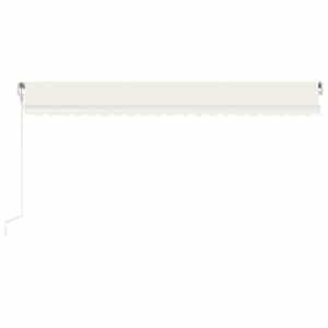 Automatická zatahovací markýza 500 x 300 cm krémová - obrázek 3