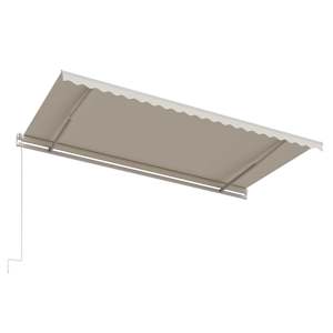 Automatická zatahovací markýza 500 x 300 cm krémová - obrázek 5
