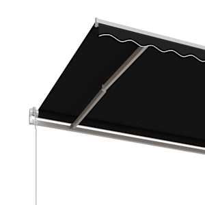 Automatická zatahovací markýza 400 x 350 cm antracitová - obrázek 5
