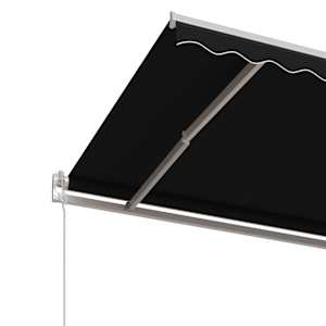 Automatická zatahovací markýza 500 x 350 cm antracitová - obrázek 5