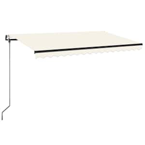 Automatická markýza LED a senzor větru 300 x 250 cm krémová - obrázek 2