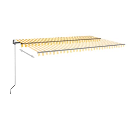 vidaXL &Tau;έ&nu;&tau;&alpha; &Alpha;&upsilon;&tau;ό&mu;&alpha;&tau;&eta; &mu;&epsilon; LED & &Alpha;&iota;&sigma;&theta;. &Alpha;&nu;έ&mu;&omicron;&upsilon; &Kappa;ί&tau;&rho;&iota;&nu;&omicron;/&Lambda;&epsilon;&upsilon;&kappa;ό 500x300 &epsilon;&kappa;.