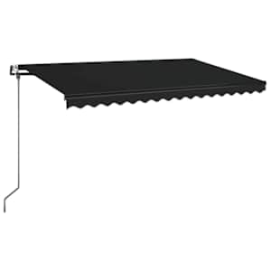 Automatická zatahovací markýza 400 x 350 cm antracitová - obrázek 2