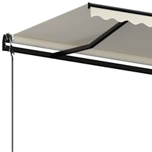 Automatická zatahovací markýza 450 x 350 cm krémová - obrázek 5