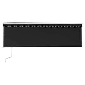 Avtomatsko zložljiva tenda s senčilom 4x3 m antracitna - slika 3