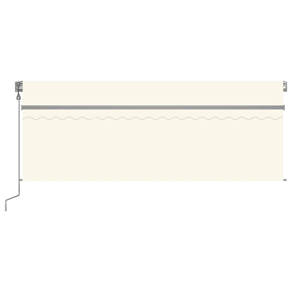 Thumbnail - vidaXL Markise Automatisch mit Rollo LED Windsensor 4x3 m Creme