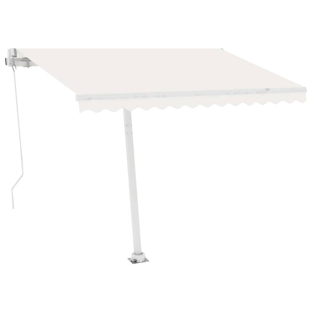 

vidaXL Luifel vrijstaand automatisch 300x250 cm crèmekleurig
