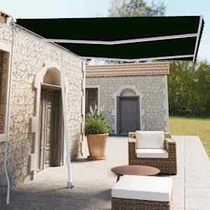 Prostostoječa ročno zložljiva tenda 350x250 cm antracitna