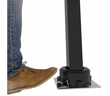 vidaXL Freestanding Manual Retractable Awning 400x300 cm Cream