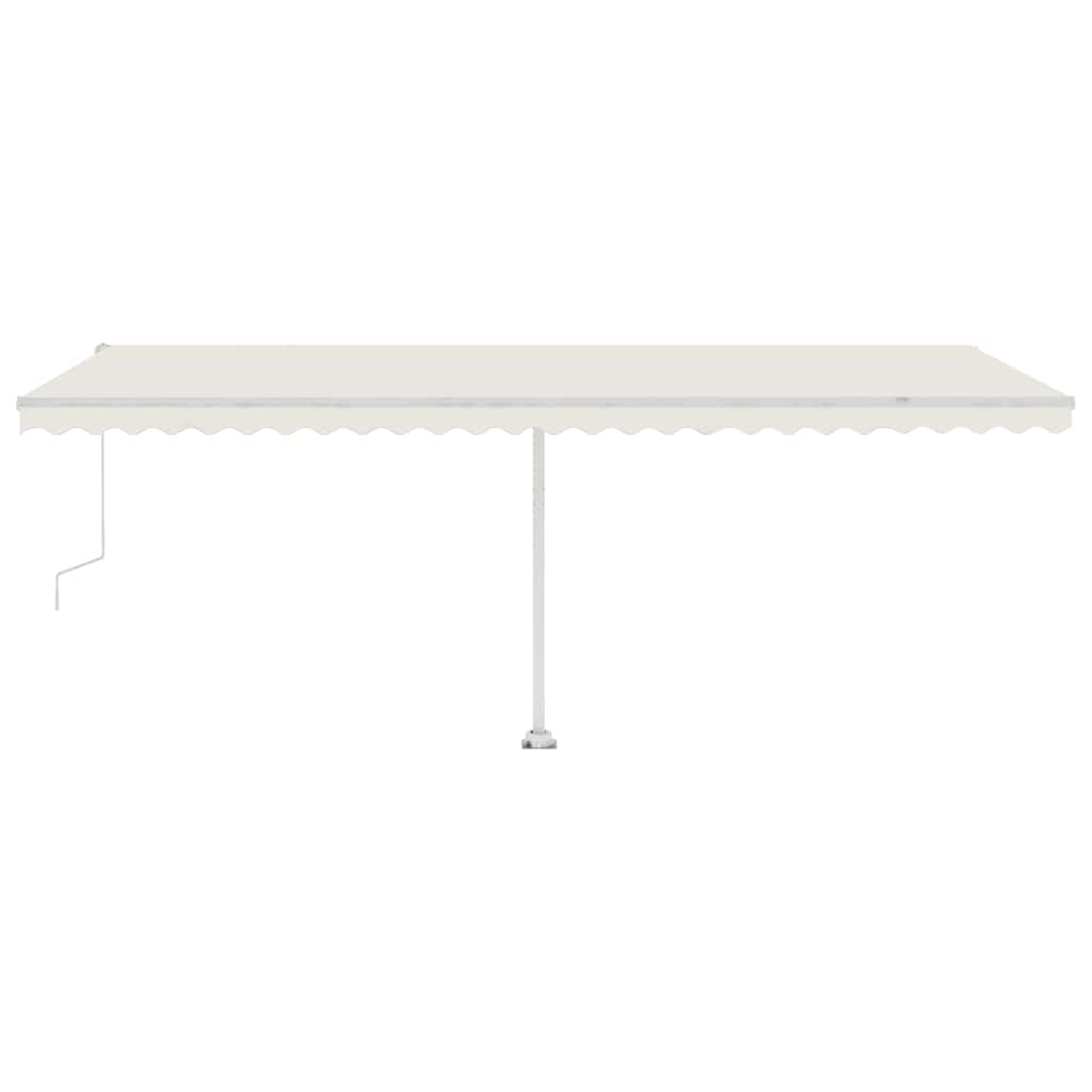 vidaXL Volně stojící automatická markýza 600 x 300 cm krémová