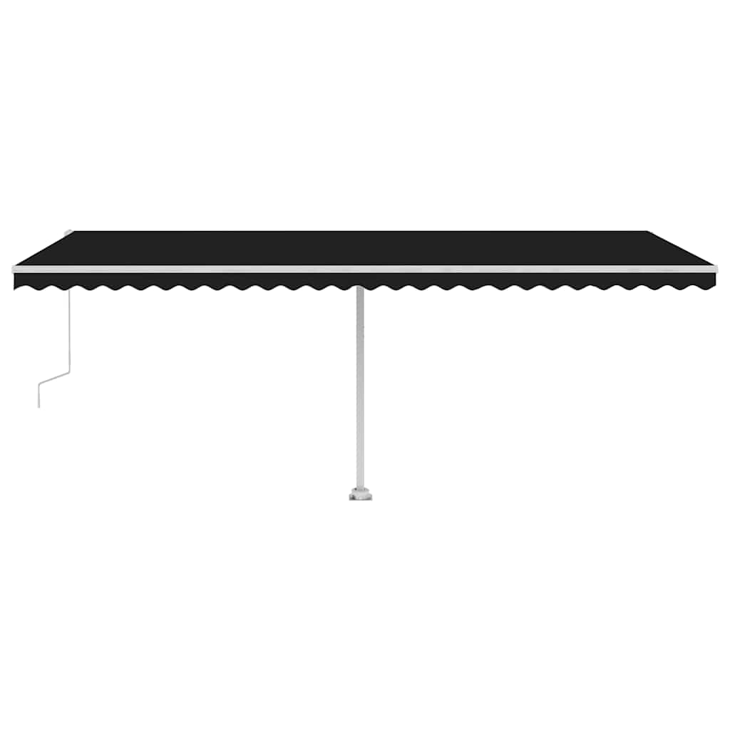 vidaXL Volně stojící automatická markýza 600 x 300 cm antracitová