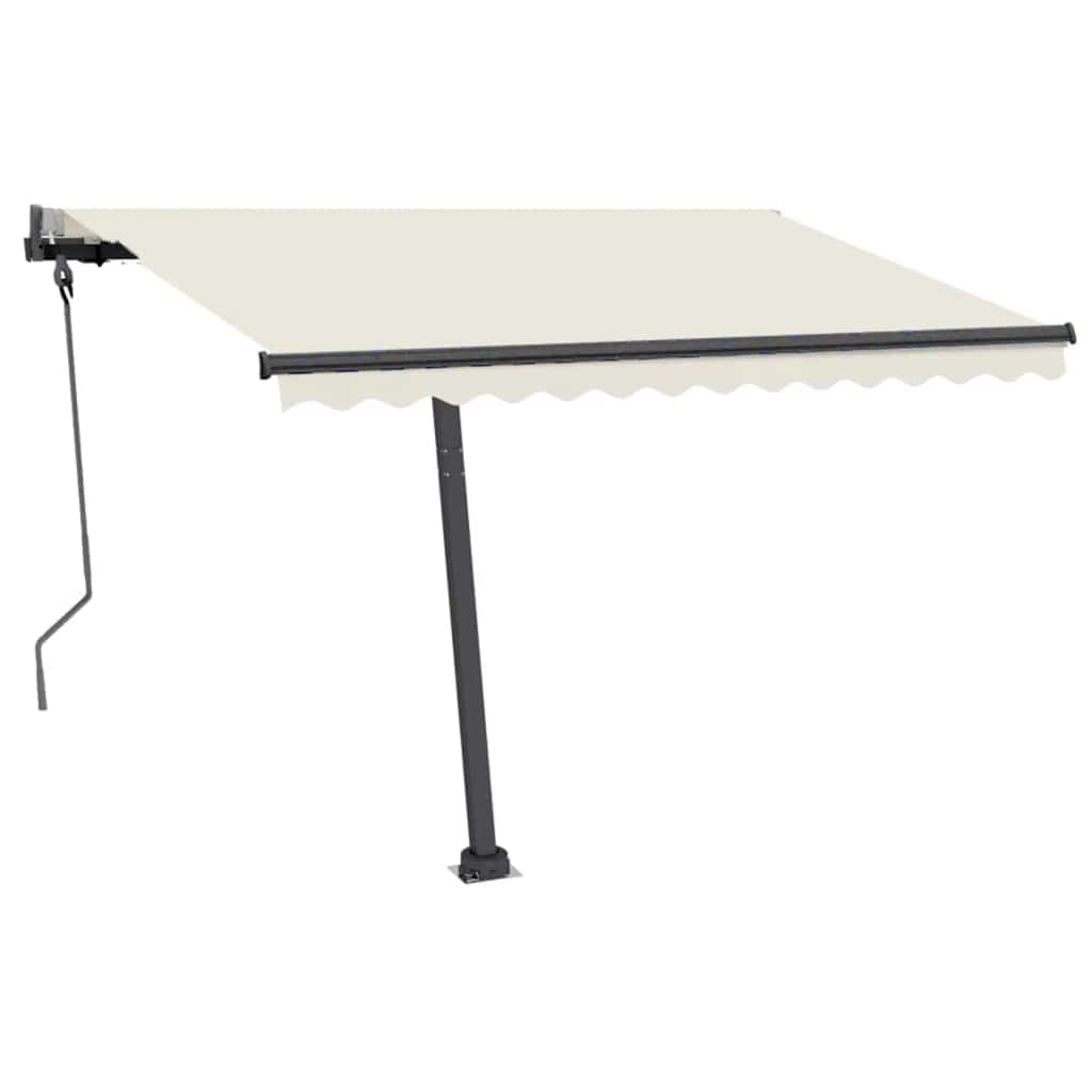 

vidaXL Luifel vrijstaand automatisch 300x250 cm crèmekleurig