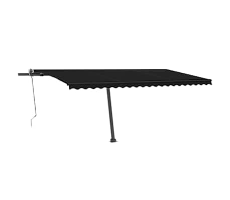 vidaXL Luifel vrijstaand automatisch 500x300 cm antracietkleurig