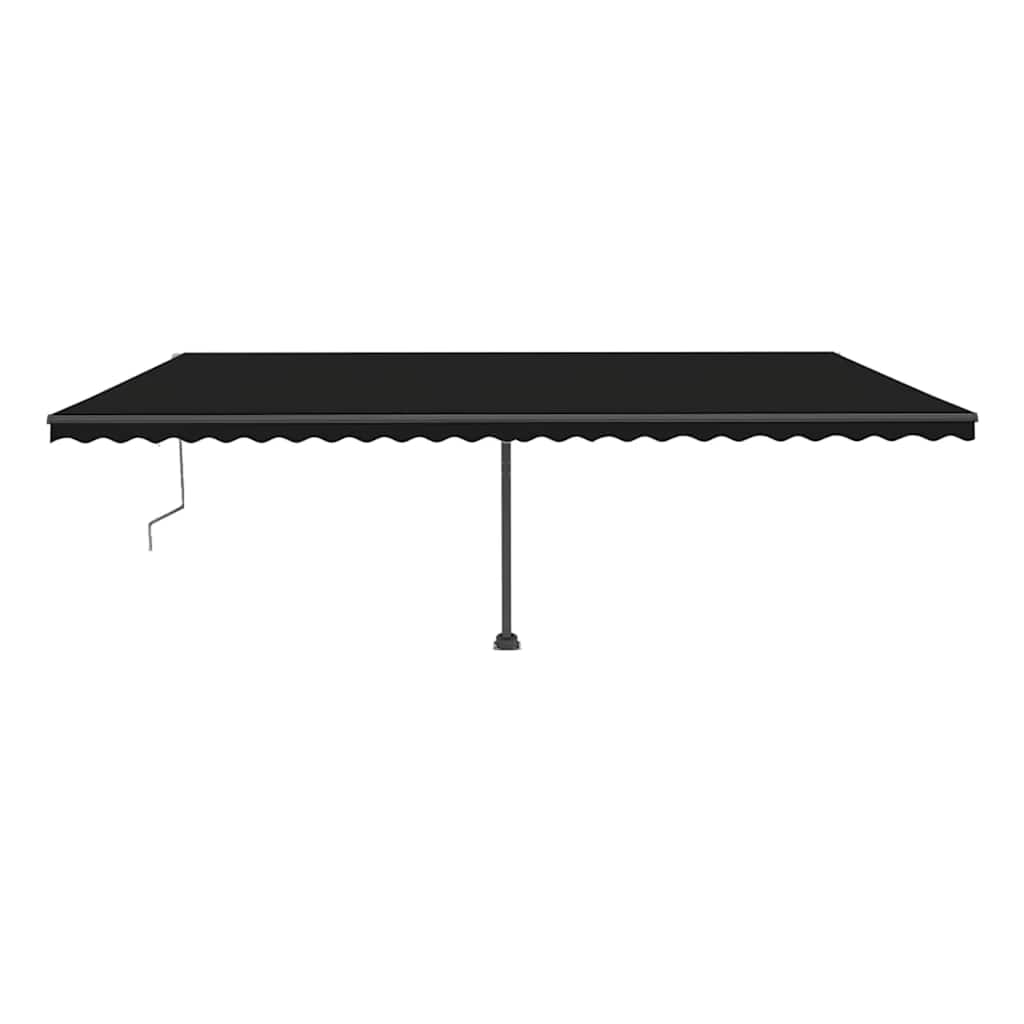 

vidaXL Luifel automatisch met LED en windsensor 600x300 cm antraciet