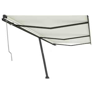 vidaXL Retractable Awning Cream