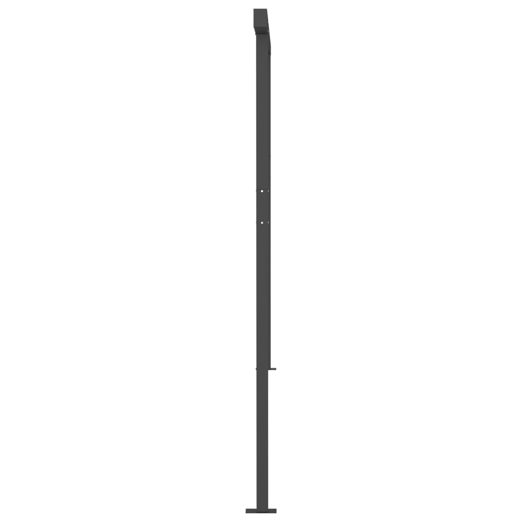 Gelenkarmmarkise Einziehbar mit LED 5×3,5 m Anthrazit kaufen 8