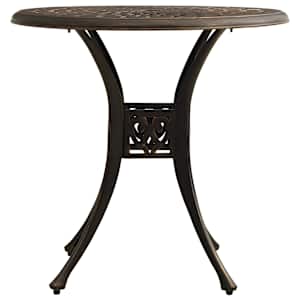 3dílný bistro set litý hliník bronzový - obrázek 7