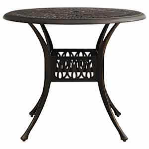 5dílný bistro set litý hliník bronzový - obrázek 7