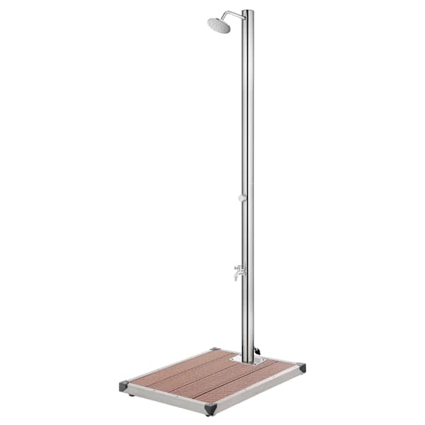 vidaXL aiadu&scaron;&scaron; pruuni alusega, 220 cm, roostevaba teras