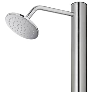 Zahradní sprcha s hnědou základnou 220 cm nerezová ocel - obrázek 10