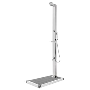 vidaXL aiadu&scaron;&scaron; halli alusega, 225 cm, roostevaba teras