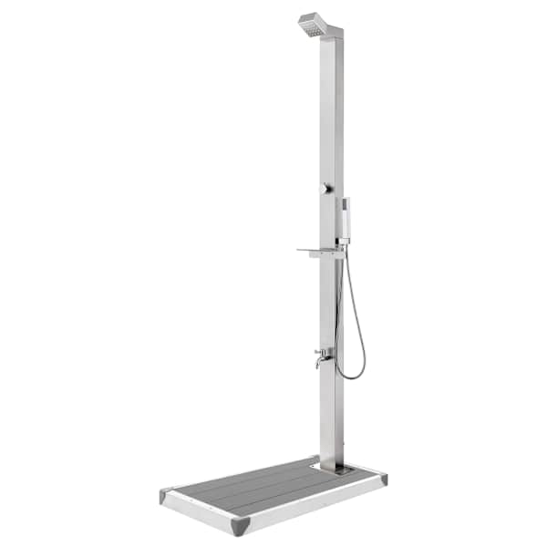 vidaXL aiadu&scaron;&scaron; halli alusega, 225 cm, roostevaba teras