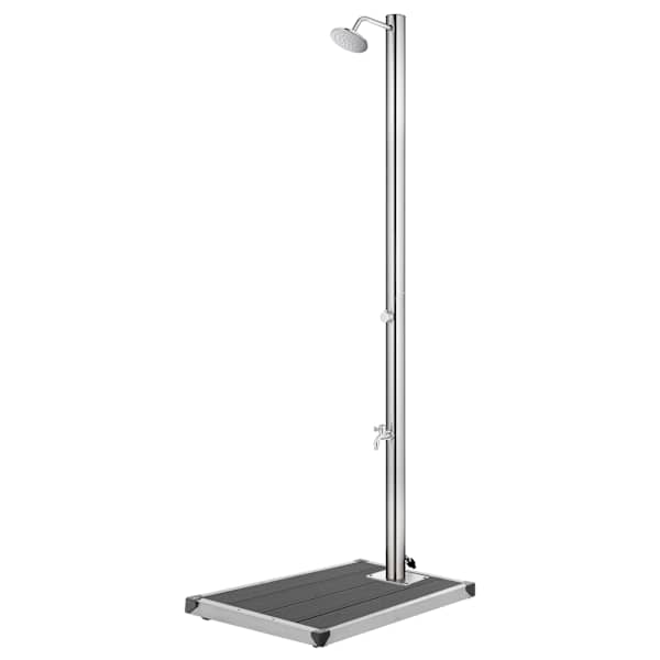 vidaXL aiadu&scaron;&scaron; halli alusega, 220 cm, roostevaba teras