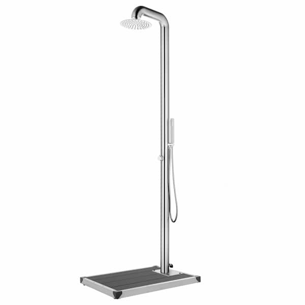 vidaXL aiadu&scaron;&scaron; halli alusega, 230 cm, roostevaba teras