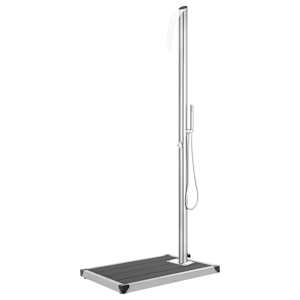 vidaXL aiadu&scaron;&scaron; halli alusega, 225 cm, roostevaba teras