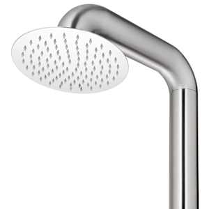 Zahradní sprcha s hnědou základnou 230 cm nerezová ocel - obrázek 9
