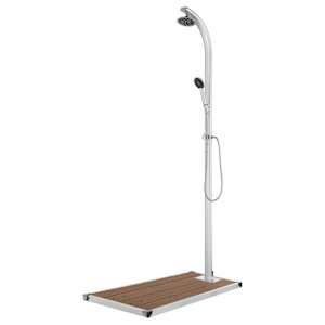 vidaXL aiadu&scaron;&scaron; pruuni alusega, 220 cm, alumiinium