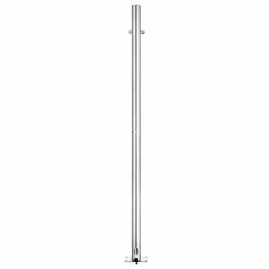 Zahradní sprcha s šedou základnou 220 cm nerezová ocel - obrázek 6