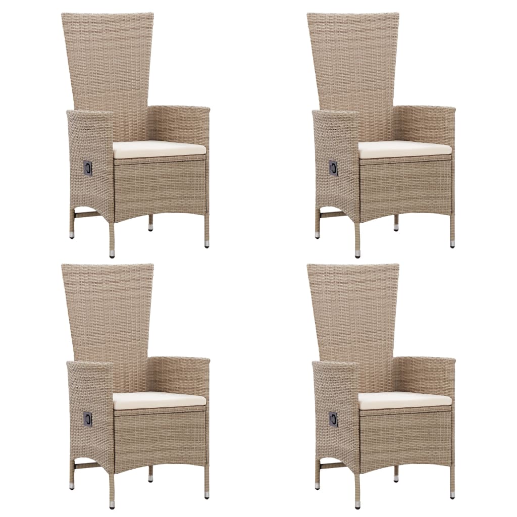 

vidaXL 5-delige Tuinset beige