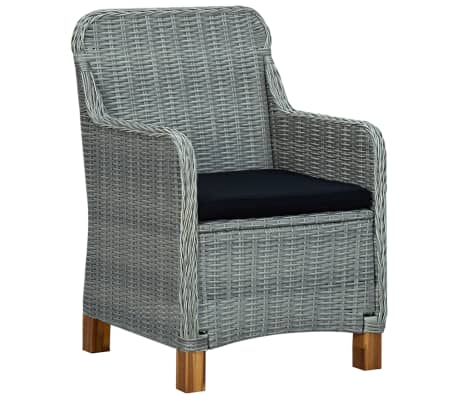 vidaXL 3d&iacute;ln&yacute; zahradn&iacute; j&iacute;deln&iacute; set světle &scaron;ed&yacute;