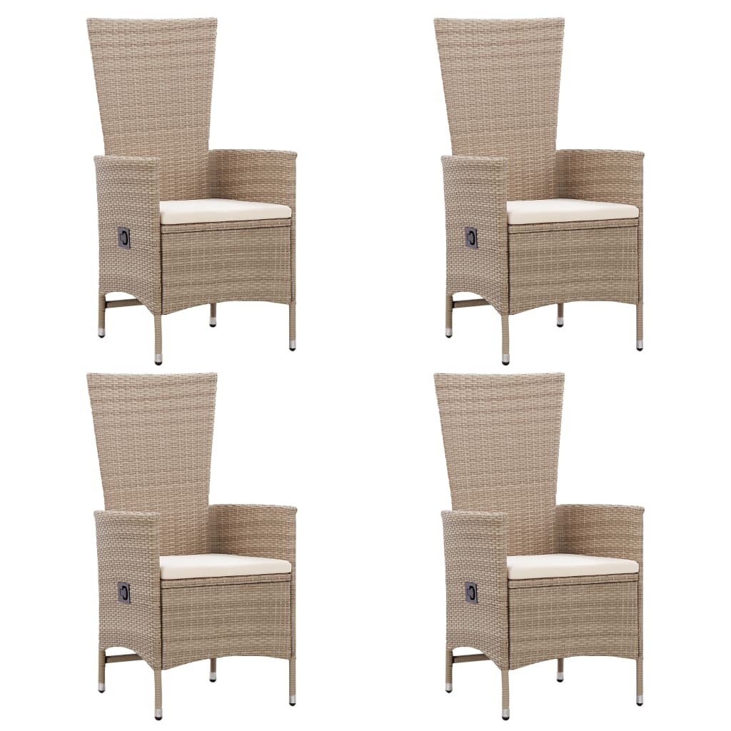 

vidaXL 5-delige Tuinset beige