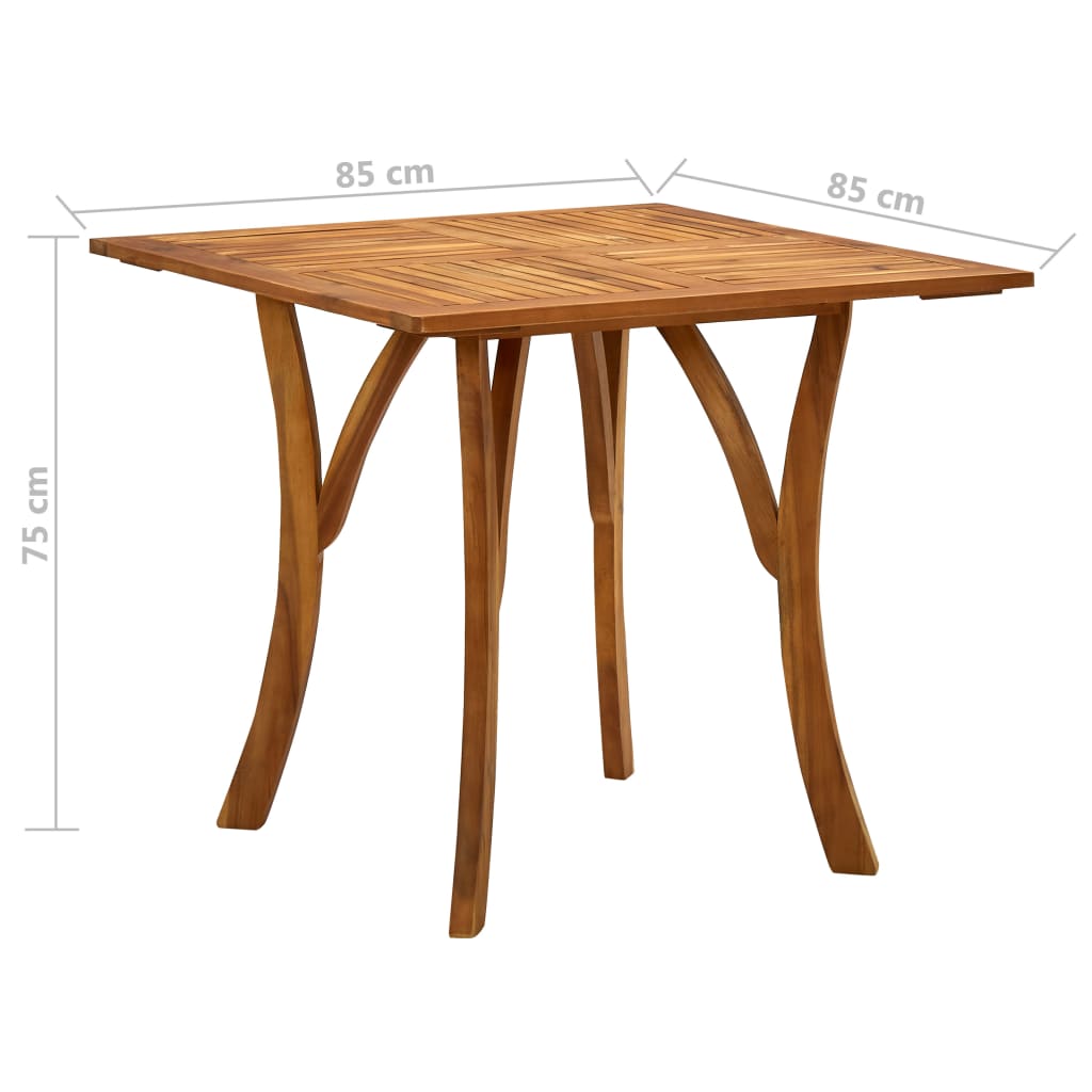 Set de masă pentru grădină, 5 piese, antracit