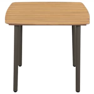 5dílný zahradní jídelní set polyratan černý - obrázek 8