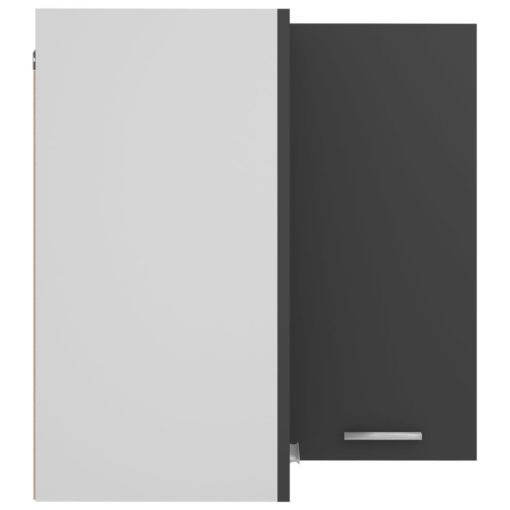 Armoire D'angle Suspendue Gris 57x57x60 Cm Aggloméré VidaXL 18 width=274