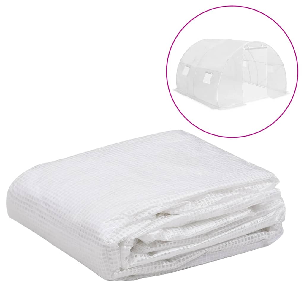 vidaXL Copertină de rezervă pentru seră (9 m²), transparent, 3x3x2 m