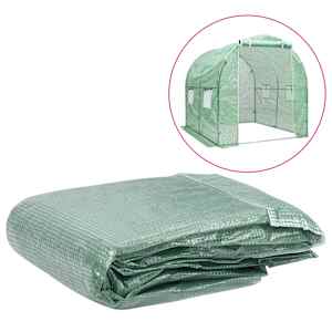 Nadomestno pokrivalo za rastlinjak 4 m² 200x200x200 cm zeleno