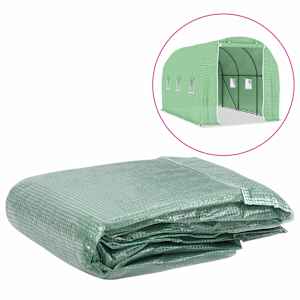 Nadomestno pokrivalo za rastlinjak 6,86 m² 200x343x200cm zeleno